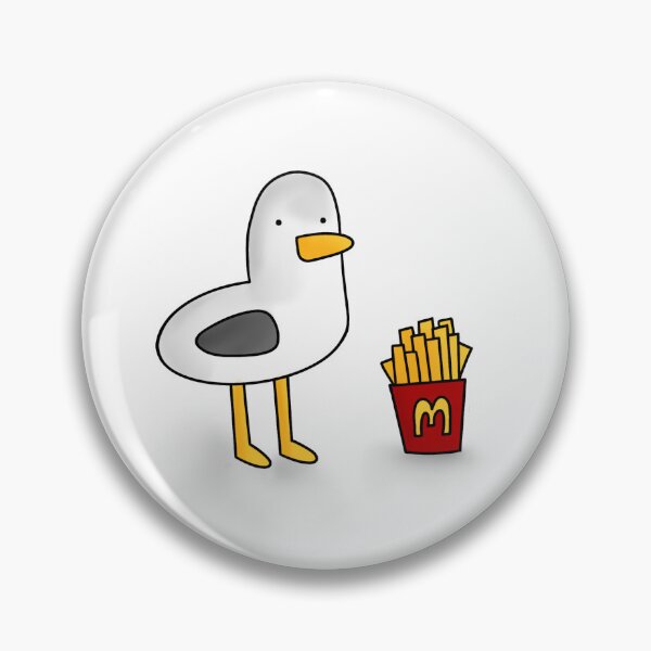 Item preview, Seagull with chips designed and sold by IslaParkArt.