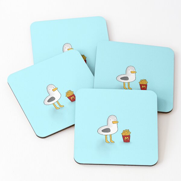 Item preview, Seagull with chips designed and sold by IslaParkArt.