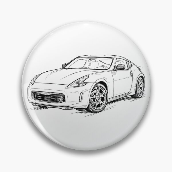 Artikelvorschau, Nissan 370Z – Sportwagen-Skizze entworfen und verkauft von Automotive Art by Greg.