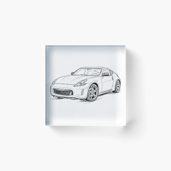 Item preview, Nissan 370Z – Sports Car Sketch designed and sold by Automotive Art by Greg.