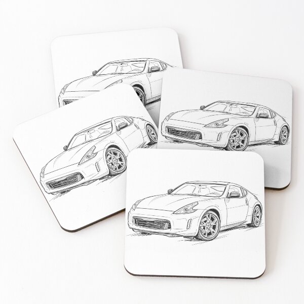 Item preview, Nissan 370Z – Sports Car Sketch designed and sold by Automotive Art by Greg.