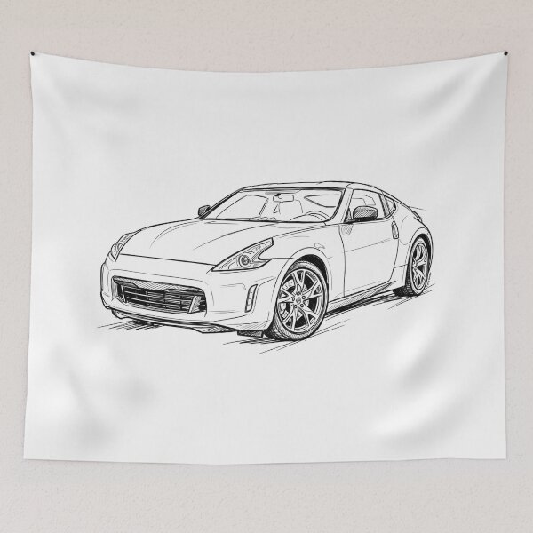 Item preview, Nissan 370Z – Sports Car Sketch designed and sold by Automotive Art by Greg.