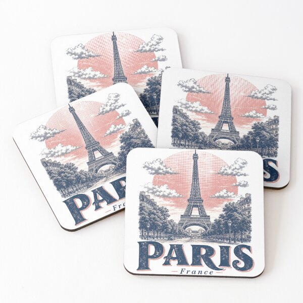 Item preview, Paris France designed and sold by GrooveAndGlow.