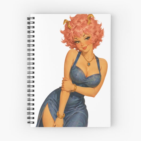 Item preview, Ashido Pin Up | Anime Hero Girl Vintage Style Illustration designed and sold by Cosplayvintage.