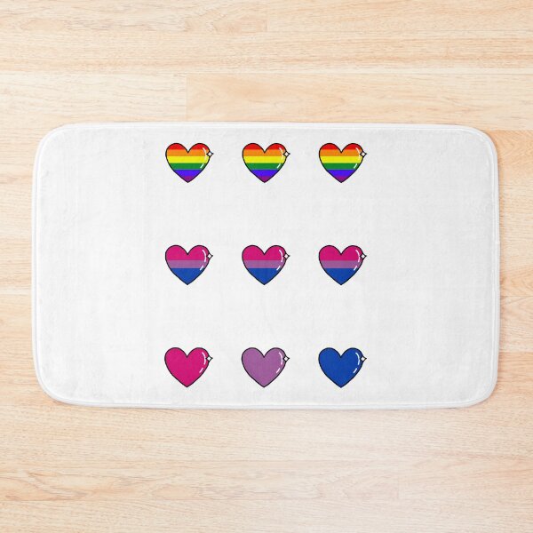 Item preview, Bisexual pride hearts ♡ designed and sold by xSt4rdustxart.