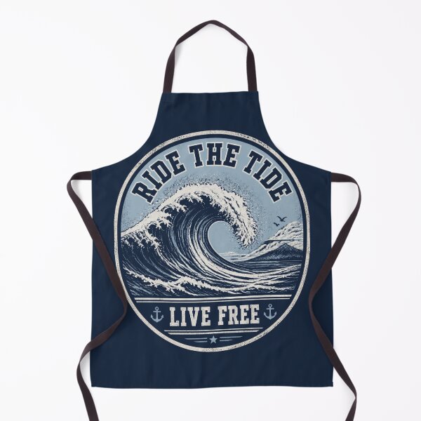 Item preview, Ride The Tide Live Free designed and sold by VINTAGE BY LAMBERTINY .