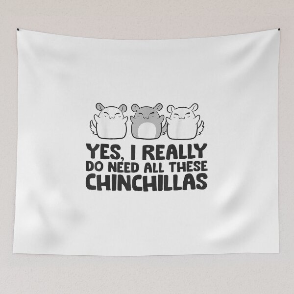 Item preview, Chinchilla Funny Quotes designed and sold by goombi-creative.