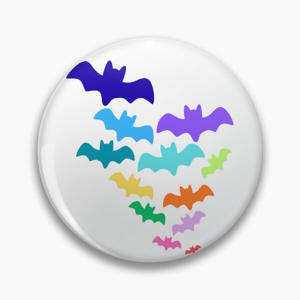 Item preview, Rainbow Bat Flock  designed and sold by AnimaliaStar.