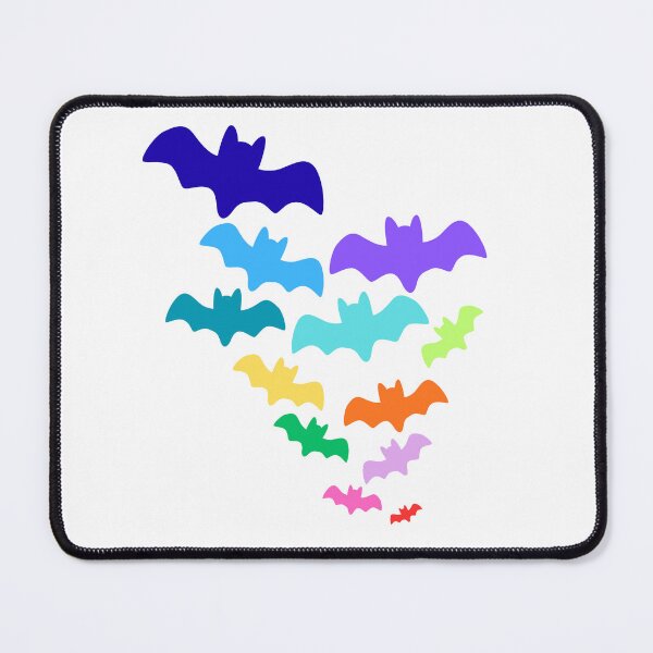 Item preview, Rainbow Bat Flock  designed and sold by AnimaliaStar.