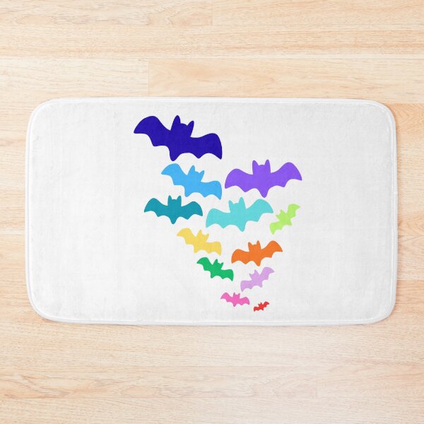 Item preview, Rainbow Bat Flock  designed and sold by AnimaliaStar.