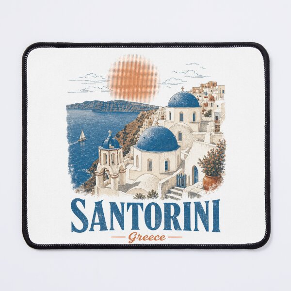 Item preview, Santorini Greece designed and sold by GrooveAndGlow.