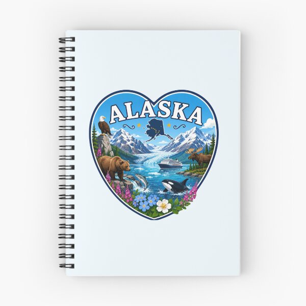 Item preview, Alaska Heart Shape Design designed and sold by Myra365Art.