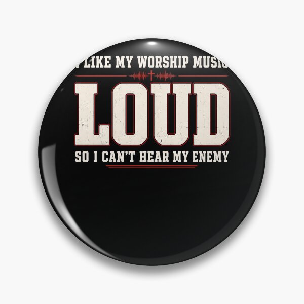 Item preview, I Like My Worship Music Loud – Funny Christian Praise And Worship Music Design designed and sold by PosiMCreations.