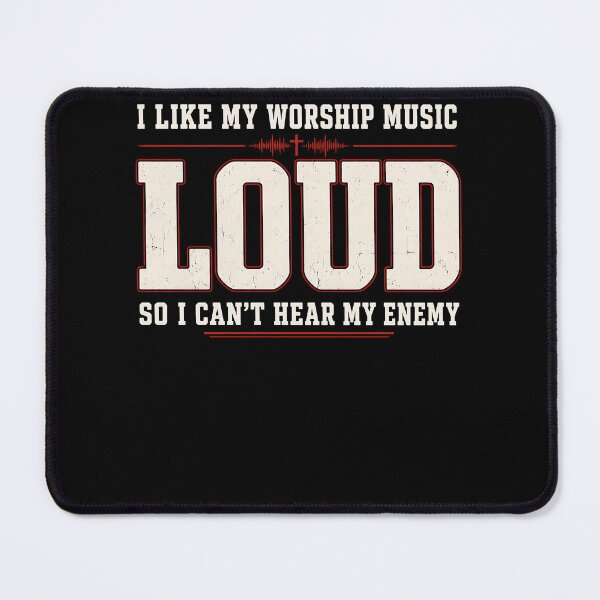 Item preview, I Like My Worship Music Loud – Funny Christian Praise And Worship Music Design designed and sold by PosiMCreations.