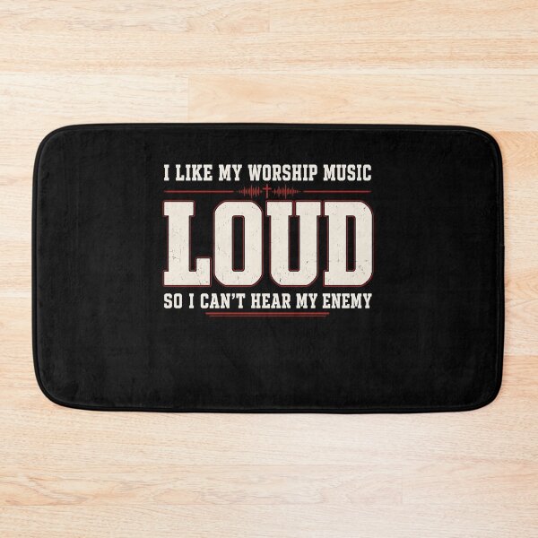 Item preview, I Like My Worship Music Loud – Funny Christian Praise And Worship Music Design designed and sold by PosiMCreations.
