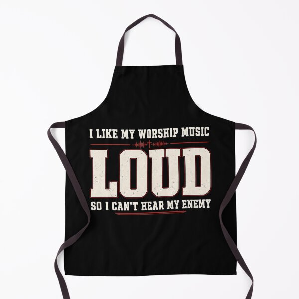 Item preview, I Like My Worship Music Loud – Funny Christian Praise And Worship Music Design designed and sold by PosiMCreations.