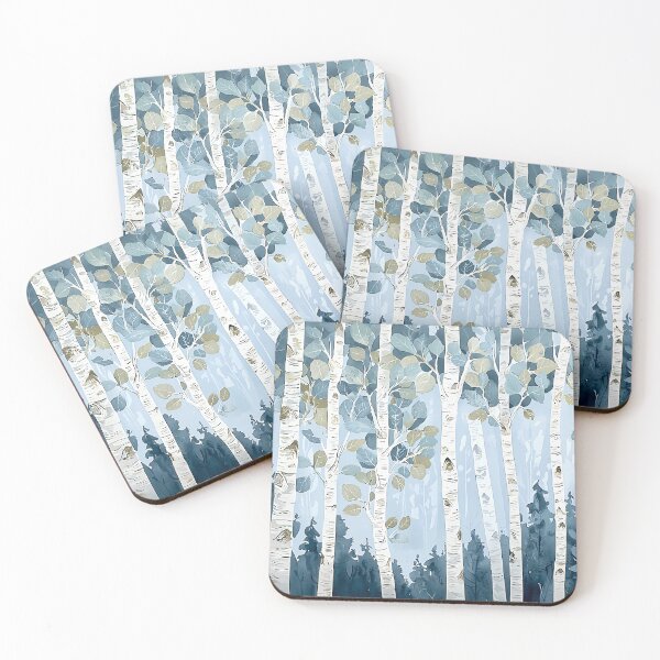 Item preview, Serene Birch Forest - S02 designed and sold by FlaskLab.
