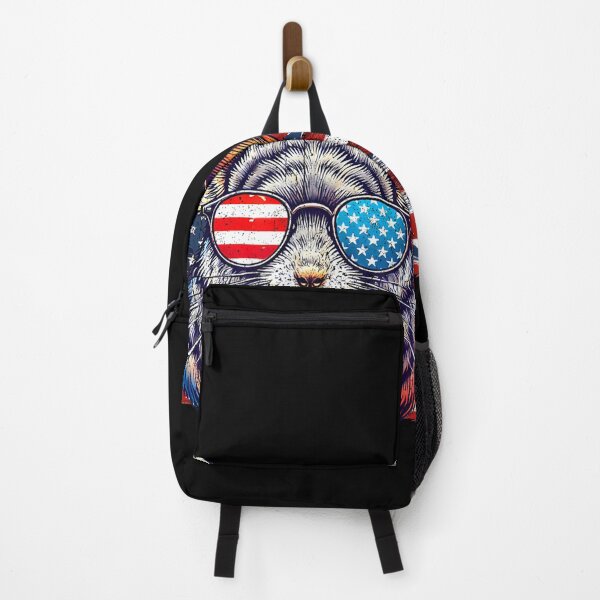Item preview, Chinchilla USA Flag designed and sold by goombi-creative.