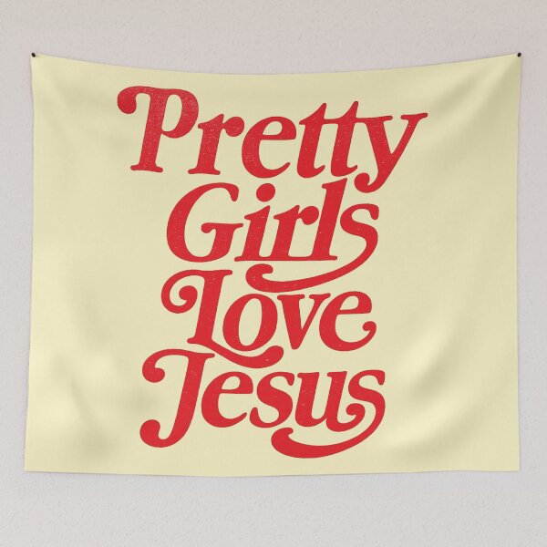 Item preview, Pretty girls love Jesus designed and sold by YChangShop.