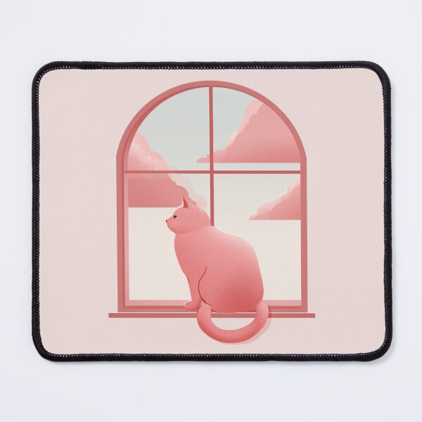 Item preview, Cat on window designed and sold by bubblyrainbow.