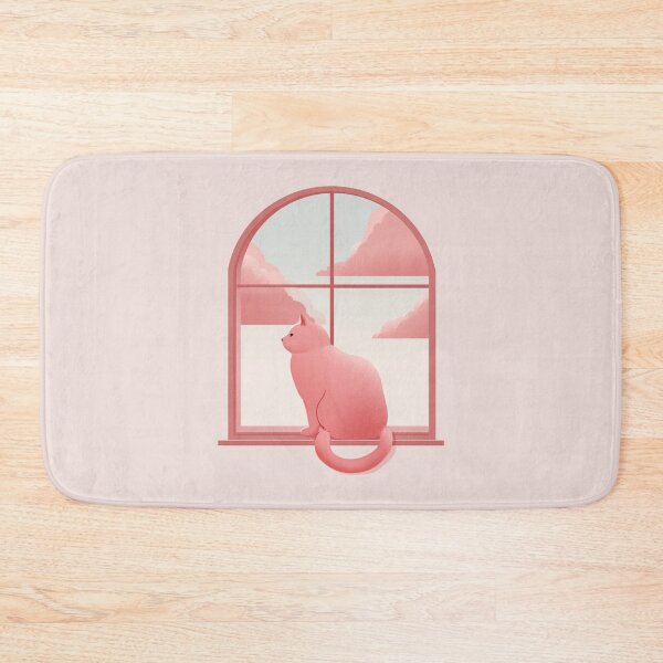 Item preview, Cat on window designed and sold by bubblyrainbow.