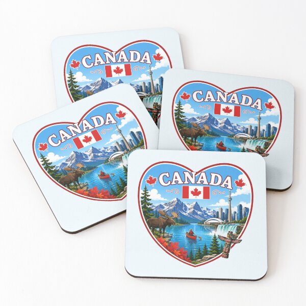 Item preview, Canada Heart Shape Design designed and sold by Myra365Art.