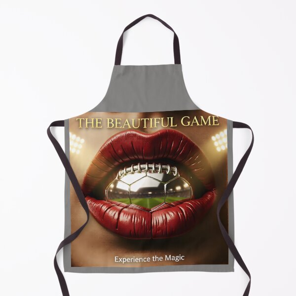 Item preview, The Beautiful Game World Cup Final Memorabilia: Surreal High-Fashion Luxury Football Poster designed and sold by Creative-RE.