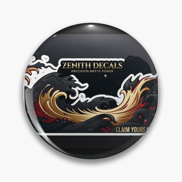 Item preview, Zenith Decals Japanese Waves Precision Meets Power Aesthetic Sticker designed and sold by zenithdecalco.