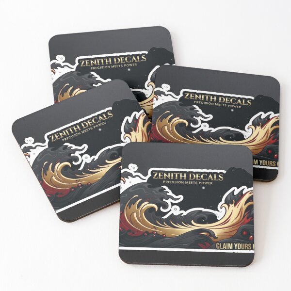 Item preview, Zenith Decals Japanese Waves Precision Meets Power Aesthetic Sticker designed and sold by zenithdecalco.