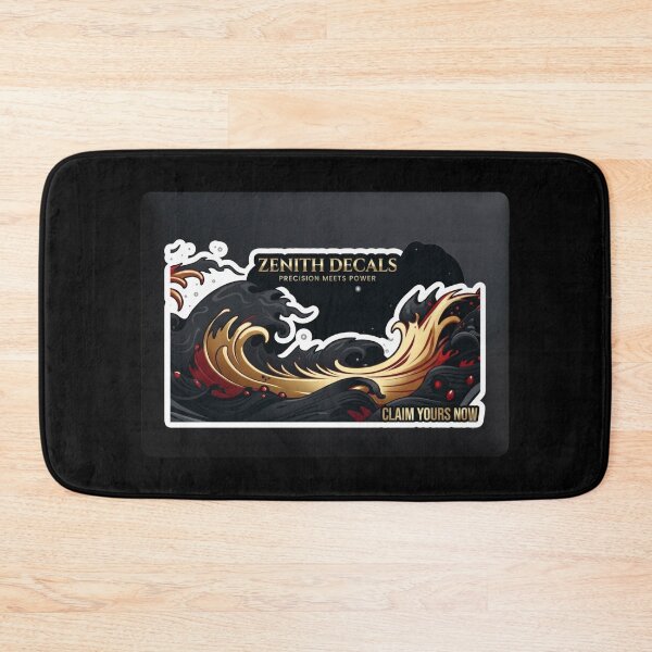 Item preview, Zenith Decals Japanese Waves Precision Meets Power Aesthetic Sticker designed and sold by zenithdecalco.