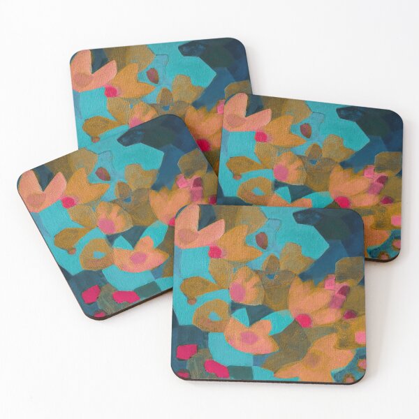 Item preview, " Copper Water Flowers" by Jenette Hewitt Art JKH63 designed and sold by Jenette Hewitt Art.