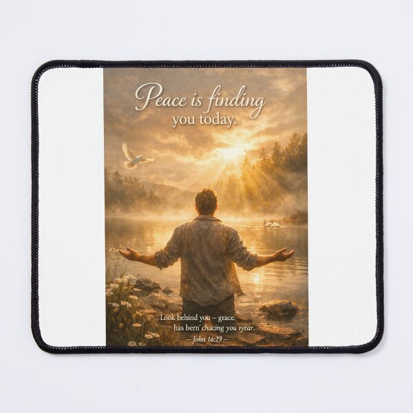 Item preview, Peace Is Finding You Today — Psalm 23:6 designed and sold by Faithwave Hope & Haven.