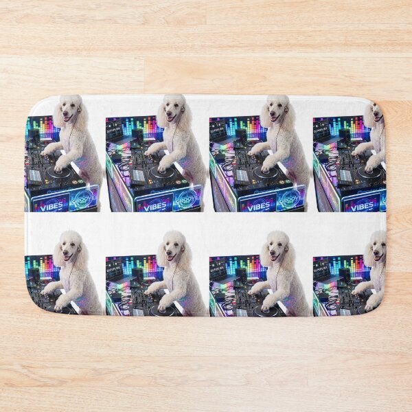 Item preview, DJ Poodle designed and sold by PictoVibe.