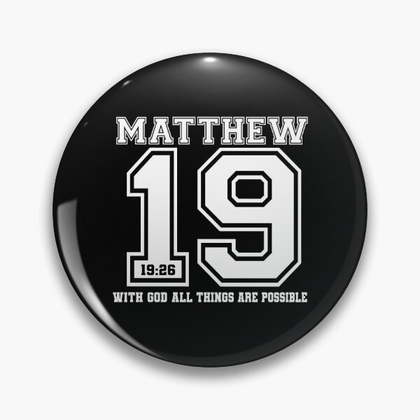 Item preview, Matthew 19 With God All Things Are Possible designed and sold by srowdy.