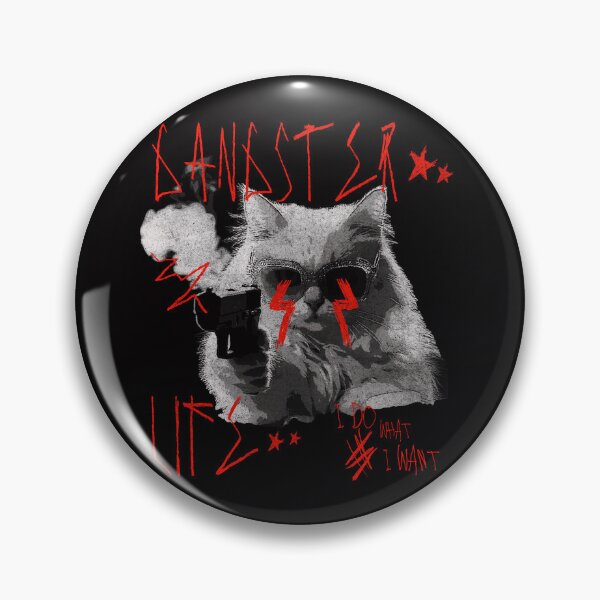 Item preview, Gangster Cat MEME FUNNY designed and sold by delllsdesigns.