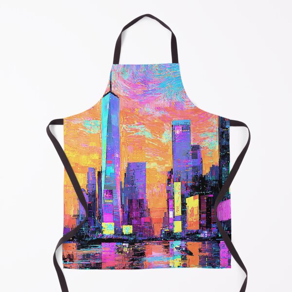 Item preview, Cyberpunk Futuristic City In Surreal Neon-Like Hues designed and sold by DEC02.