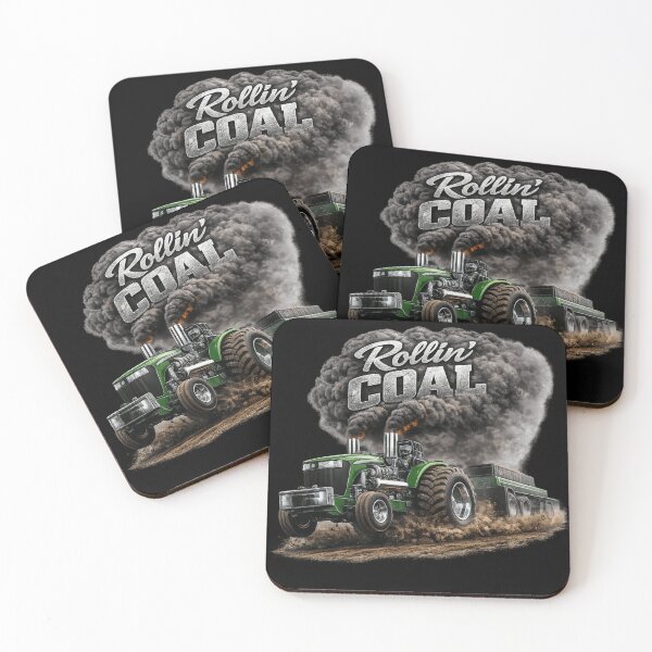 Aperçu de l'œuvre Tracteur Rollin' Coal, créée et vendue par ttuniques.
