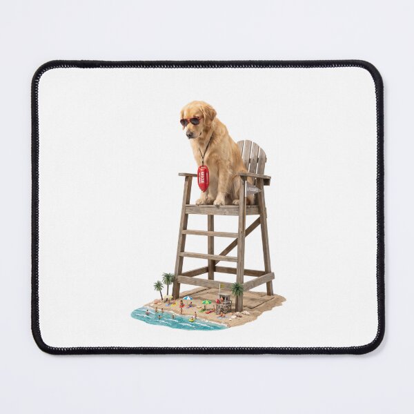 Item preview, Lifeguard Golden Retriever designed and sold by PictoVibe.