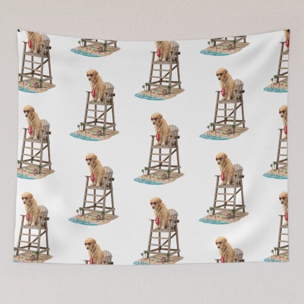 Item preview, Lifeguard Golden Retriever designed and sold by PictoVibe.