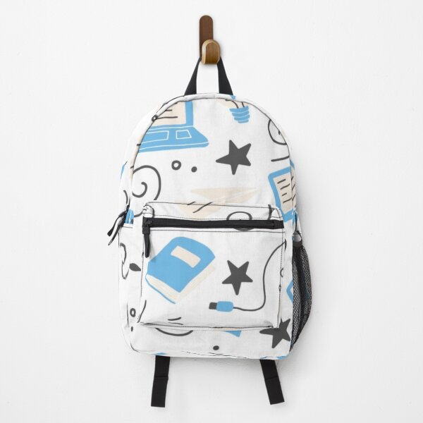 Item preview, Blue Back to School Doodle Pattern designed and sold by Greatfindz.