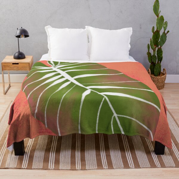 Item preview, Watermelon Summer Monstera Leaf Art Print designed and sold by altastudio.