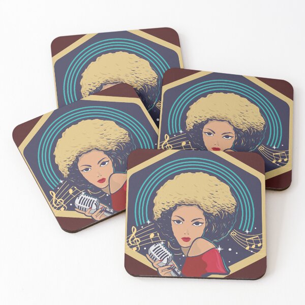 Item preview, Afro Latina lady singer 90s Singer Men Logo Music designed and sold by KaseyGreenfel.