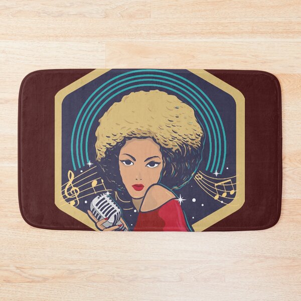 Item preview, Afro Latina lady singer 90s Singer Men Logo Music designed and sold by KaseyGreenfel.
