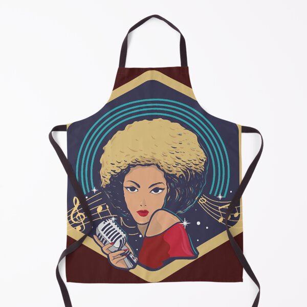 Item preview, Afro Latina lady singer 90s Singer Men Logo Music designed and sold by KaseyGreenfel.