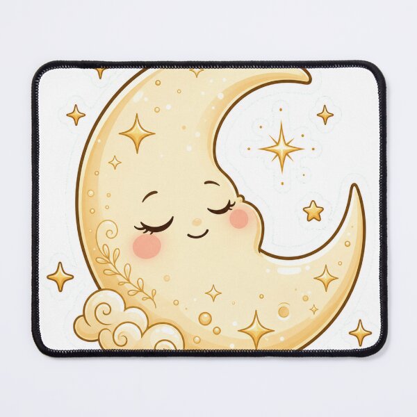 Item preview, Sleepy Celestial Moon (No Text) designed and sold by radou88.