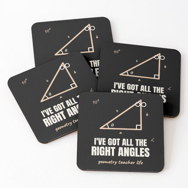 Item preview, Geometry Teacher All The Right Angles designed and sold by The Cozy Design Studio.
