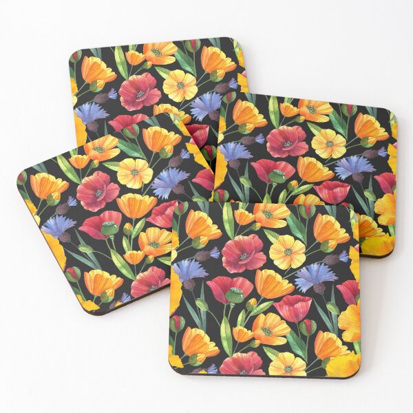 Item preview, Poppies Galore designed and sold by MountainRoisin.