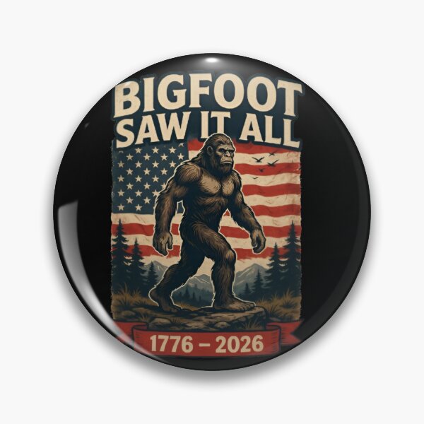 Item preview, Bigfoot Saw It All 1776-2026, America 250th Anniversary Bigfoot, Patriotic Sasquatch Vintage designed and sold by Zizo-DR44.