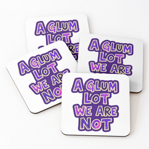 Item preview, "a glum lot we are not" recovery meme, sobriety gift, aa slogan  designed and sold by OmStudioz .