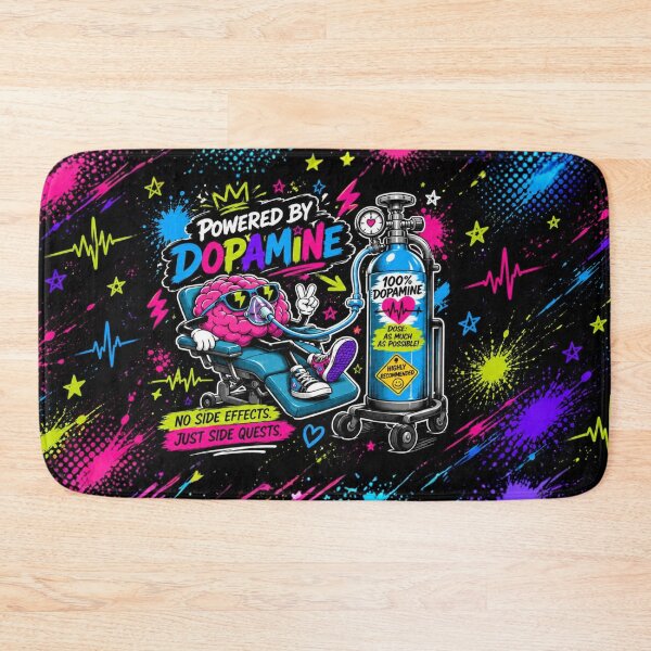 Item preview, Powered by Dopamine – Funny ADHD Brain Design | Neurodiversity Gift designed and sold by CollectionsJEm.